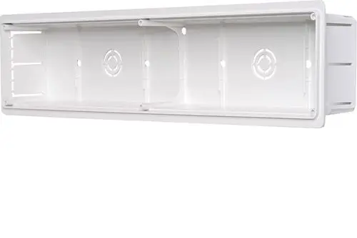 Weißer Unterputzkasten für Splitleitungen von STIEBEL ELTRON